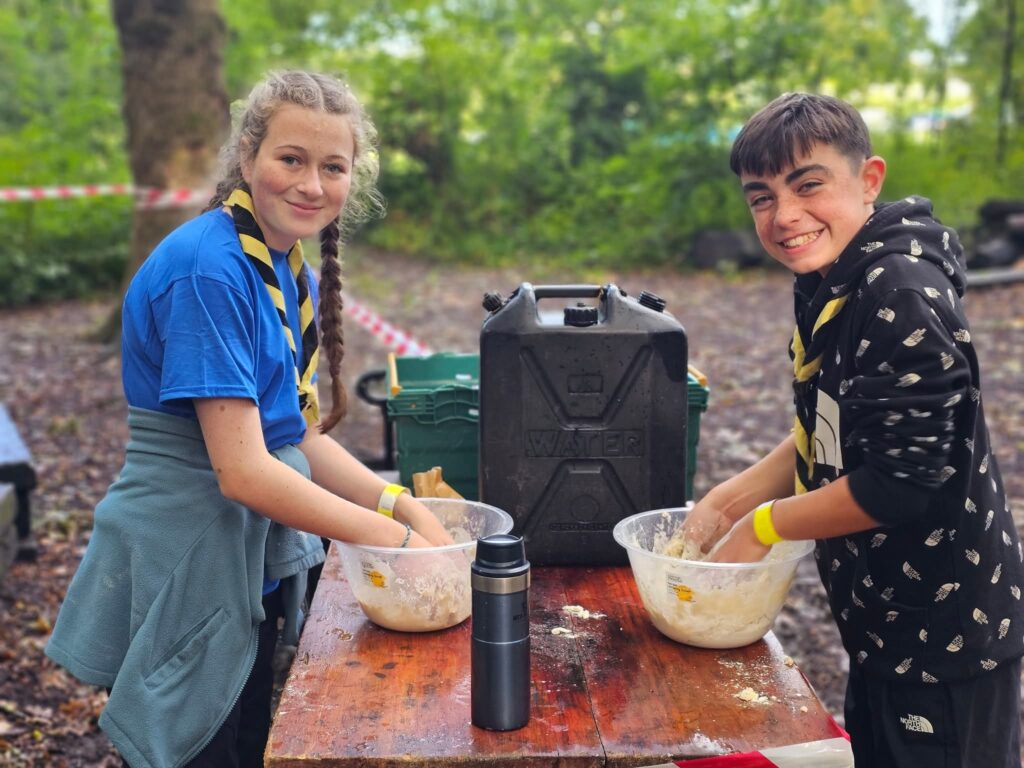 districtmap2025 District camp for all scouts, cubs and beavers. Backwoods cooking time.